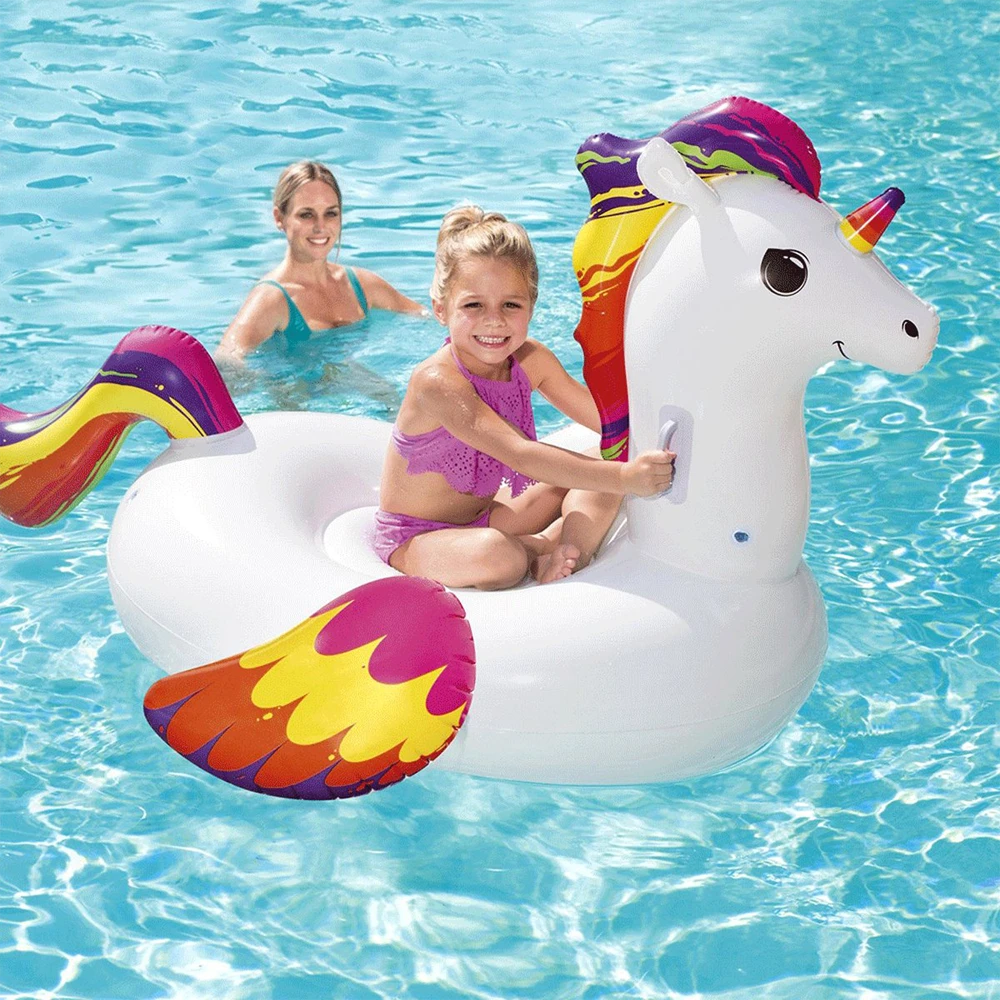 Bestway Fantasy Unicorn Opblaasfiguur - 150cm - Afbeelding 2