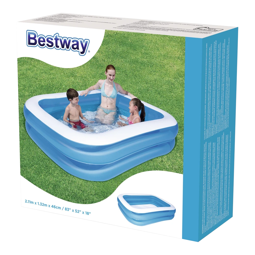 Bestway Opblaasbaar Zwembad - Familie - 211x132x46cm - Afbeelding 3
