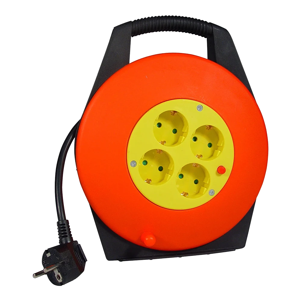 Calex Kabelhaspel Met 4 Stopcontacten - 10m