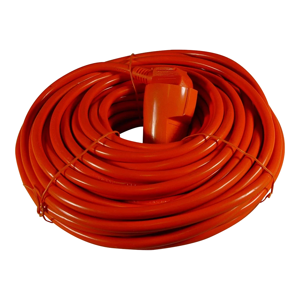 Calex Verlengsnoer - Oranje - 20m