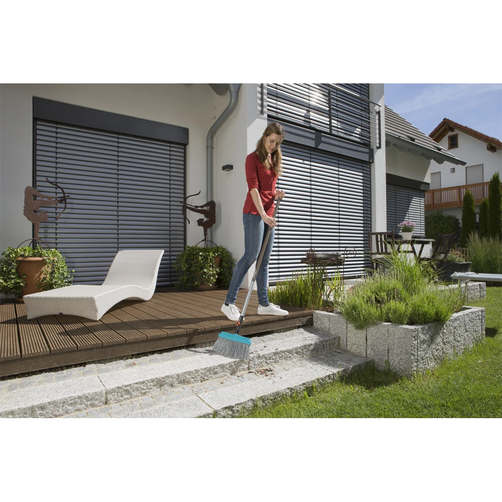 Combisysteem Terrasbezem - 32cm - Grijs - Gardena - Afbeelding 5
