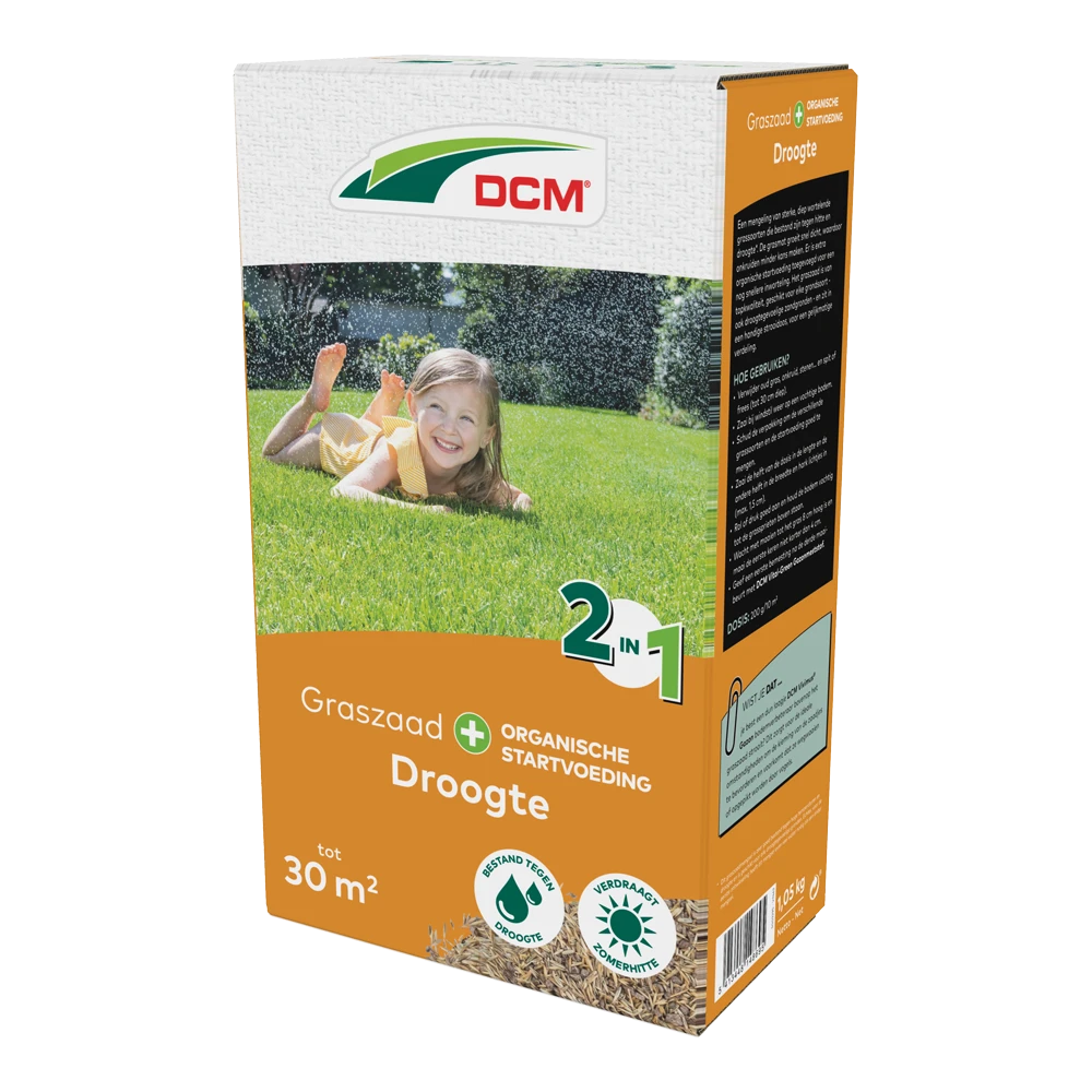 DCM Graszaad 2-in-1 Droogte - 1,05kg - Graszaad