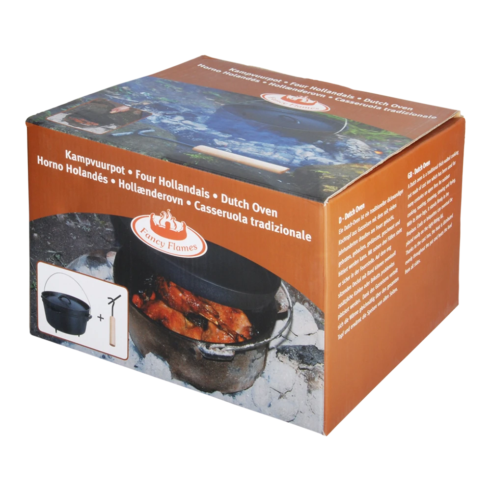 Kampvuurpot 10 Inch - Fancy Flames - Afbeelding 3