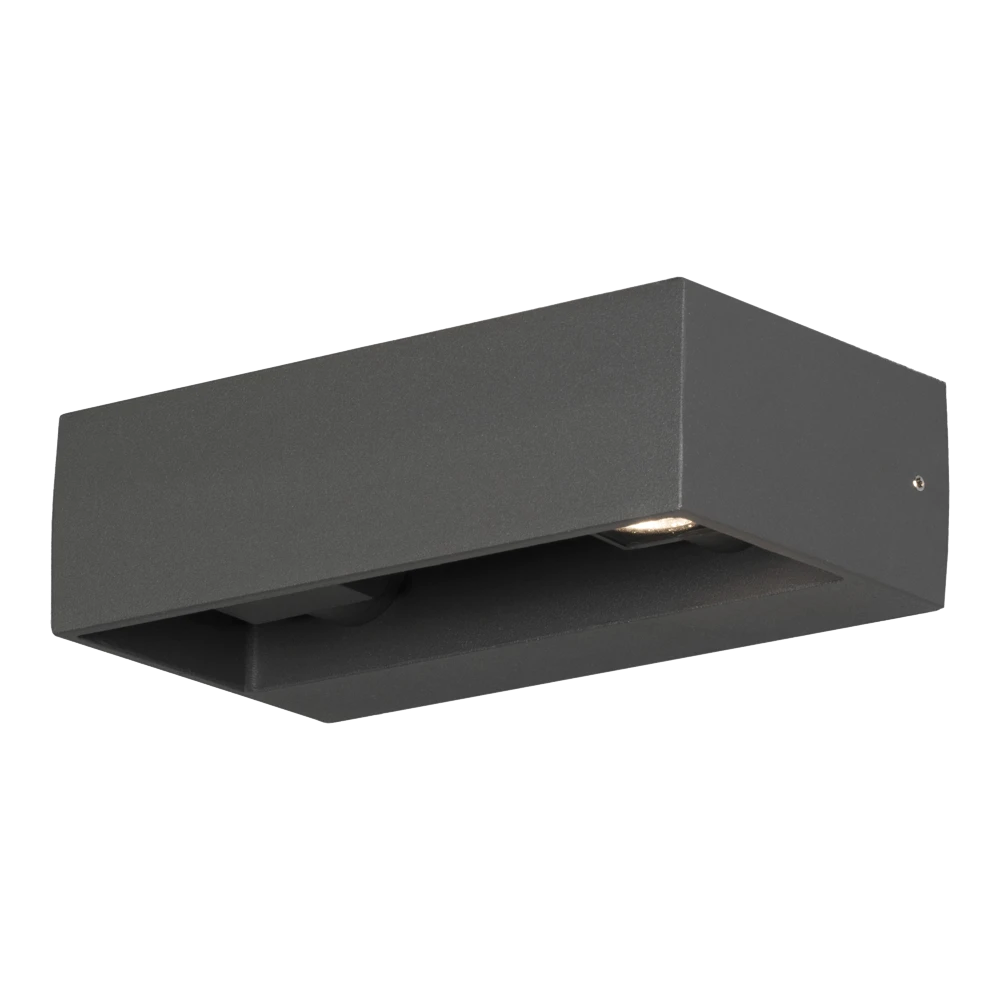 Konstsmide Monza PowerLED 230V Wandlamp Flush 6cm, 2x 6W - Afbeelding 3