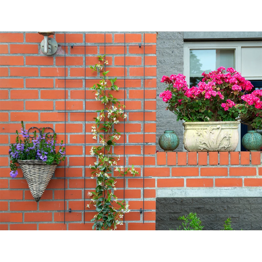 Nature - Metalen Klimrek Geplastificeerd Grijs H145x72,5cm - Afbeelding 3