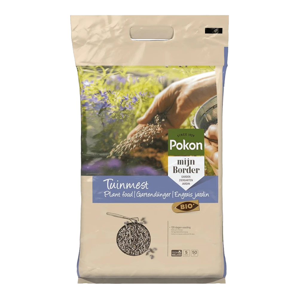 Pokon Bio Tuinmest 5kg - Tuinplanten Voeding, Gazonmeststof
