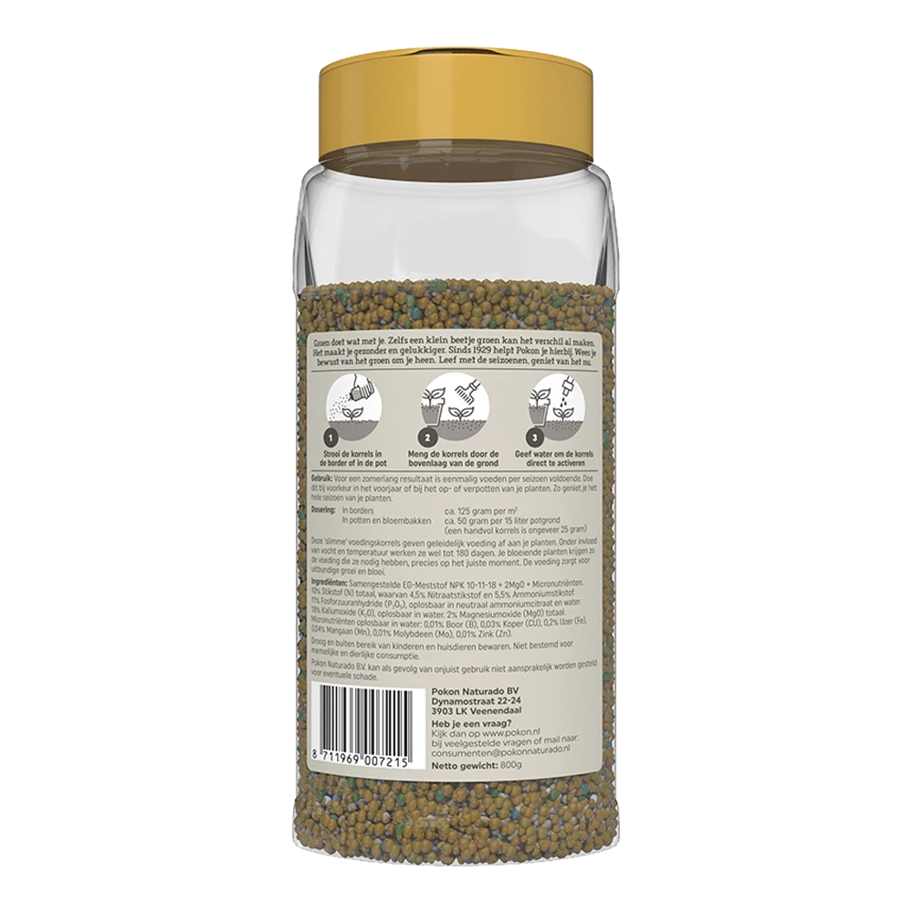 Pokon Terras & Balkon Planten Voedingskorrels 800g - Tuinplanten Voeding - Afbeelding 2