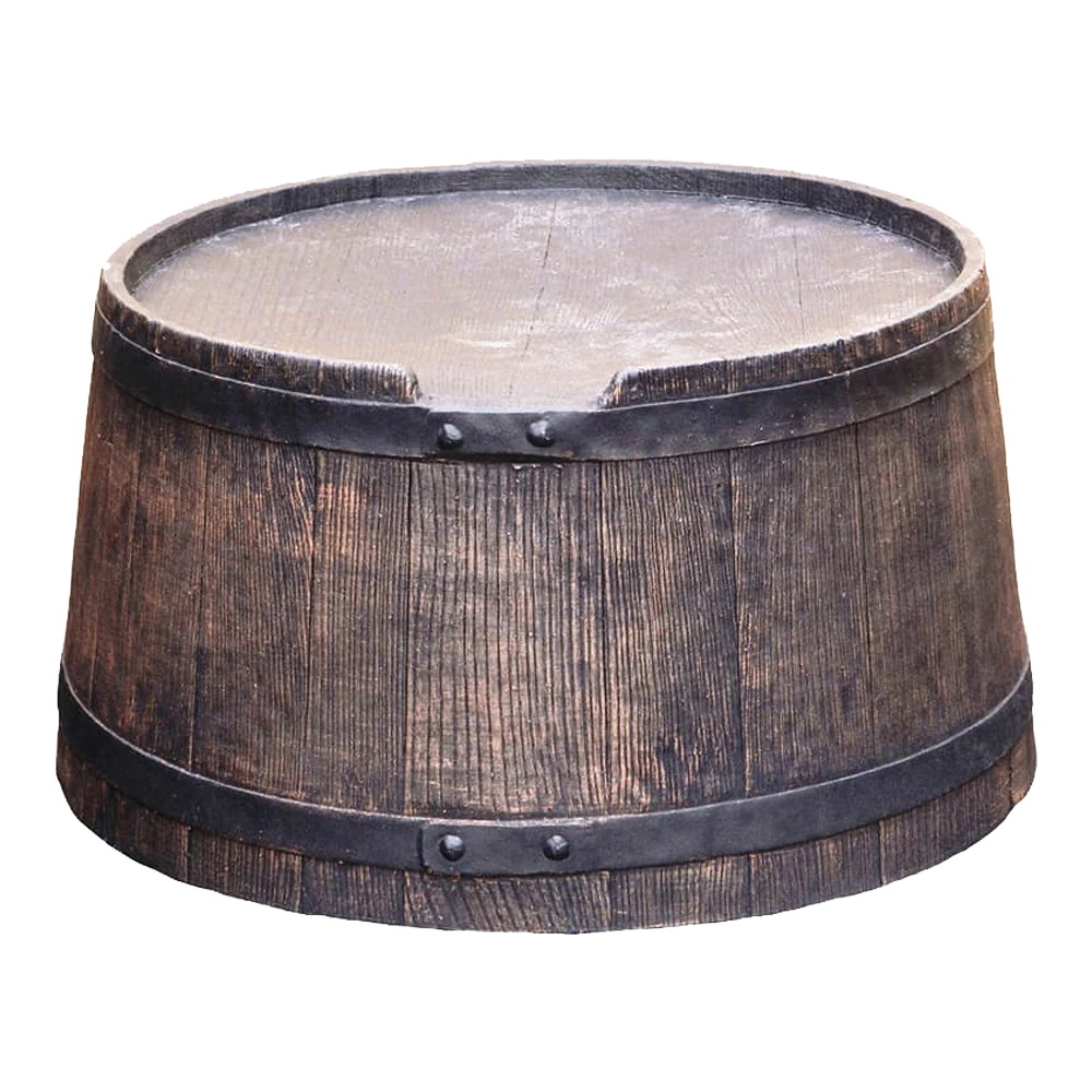 Roto Voet Voor Regenton 48x48x25cm - Bruin