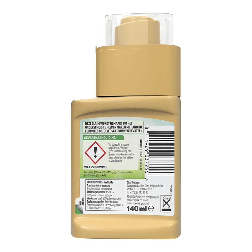 ROUNDUPu00ae NC Natuurlijk Onkruidvrij Onkruidverdelger Concentraat 140ml - Onkruid En Aanslag - Afbeelding 2