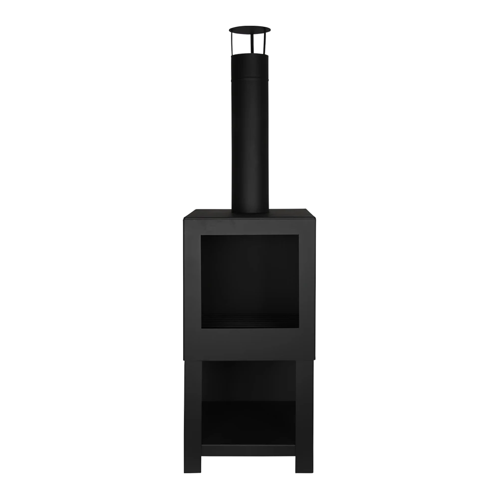 Tuinhaard Met Houtopslag - Fancy Flames - Afbeelding 2