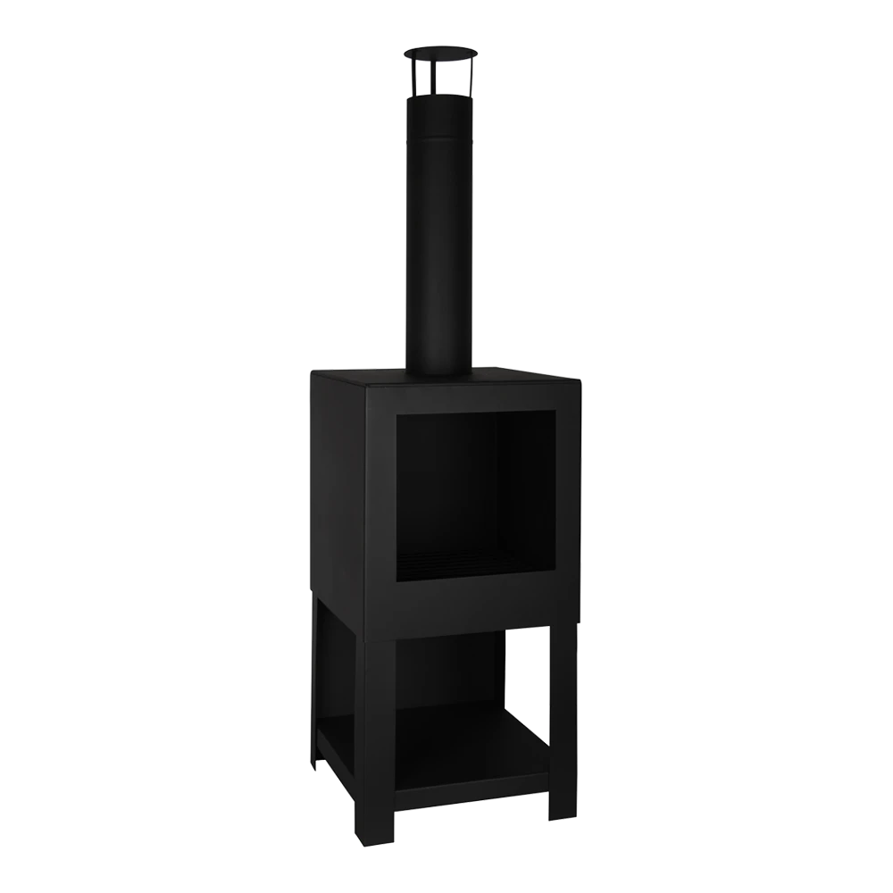 Tuinhaard Met Houtopslag - Fancy Flames - Afbeelding 4