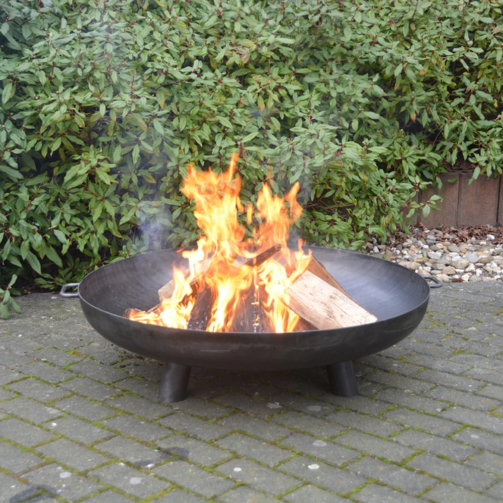 Vuuschaal Staal - D100cm - Fancy Flames - Afbeelding 4