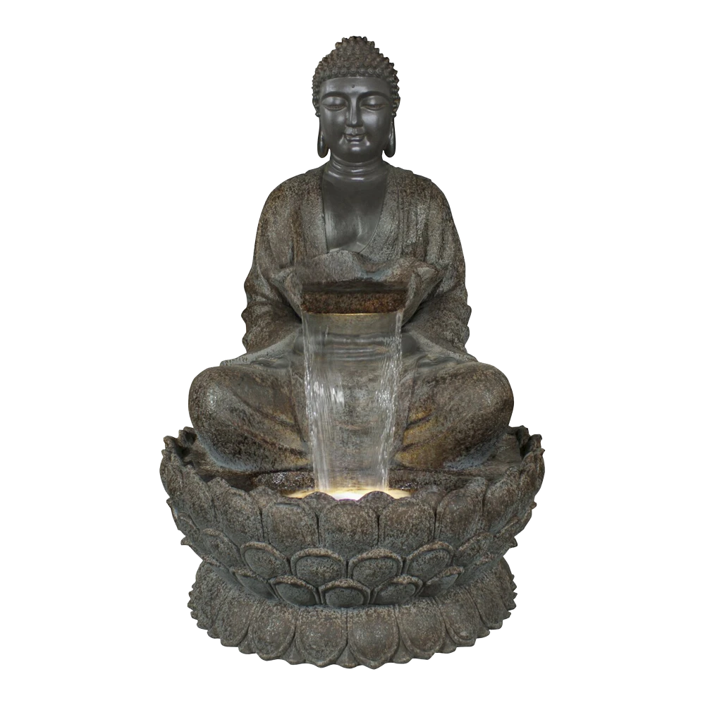 Waterornament Buddha XL - 136cm Hoog - Polystone